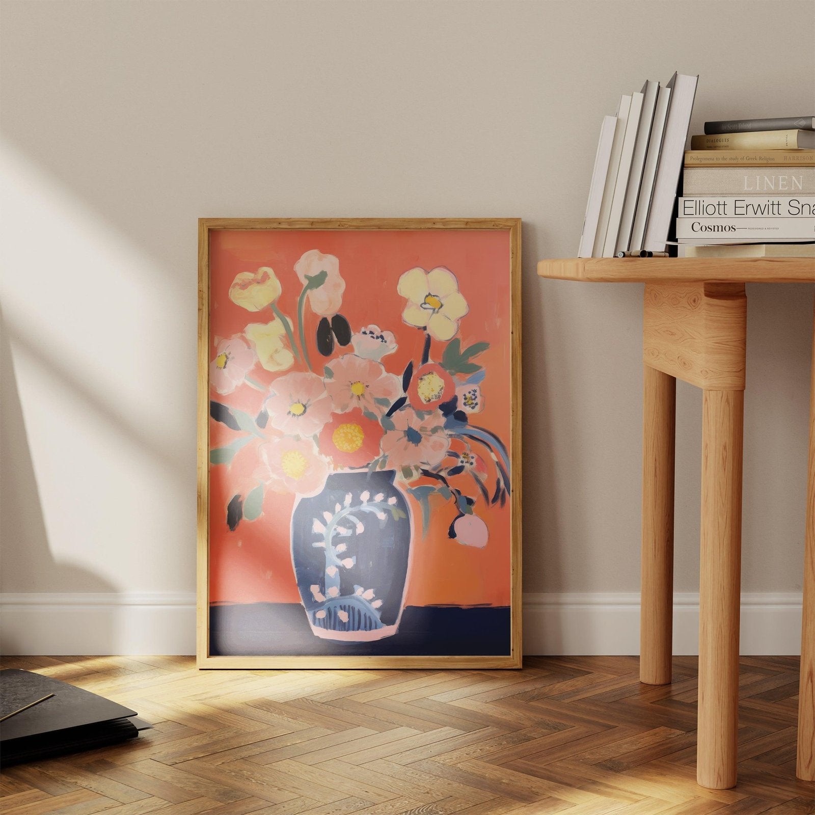 Vase & Flowers Art Print-Skudaboo