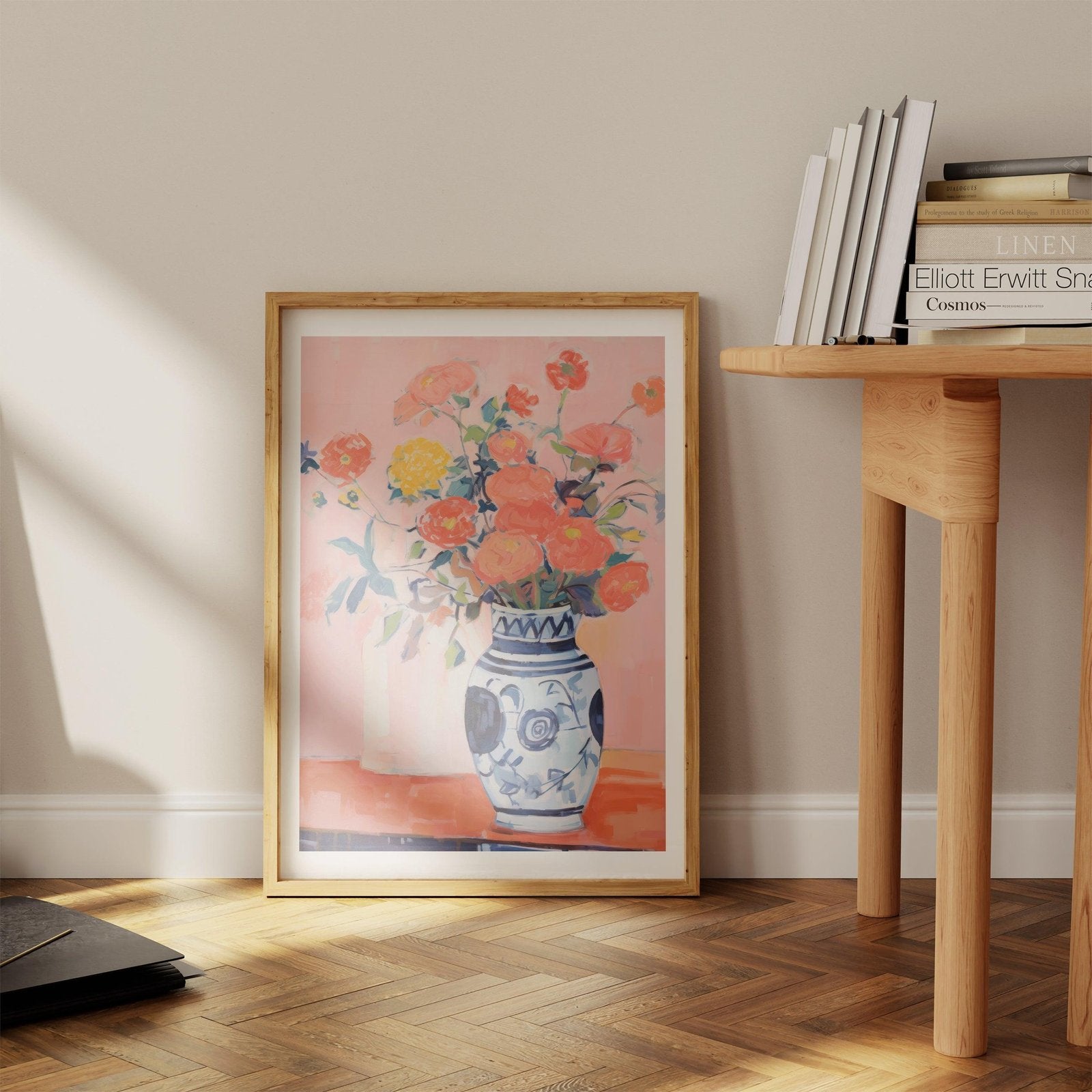 Vase & Flowers Art Print-Skudaboo