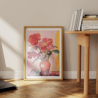 Vase & Flowers Art Print-Skudaboo