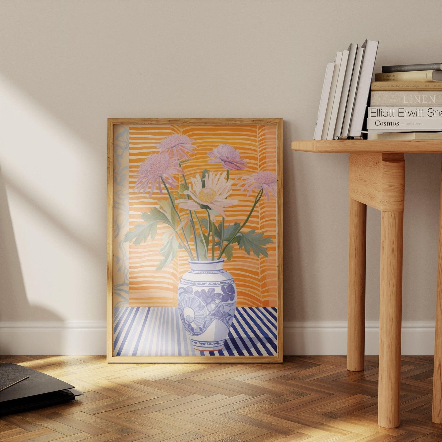 Vase & Flowers Art Print-Skudaboo