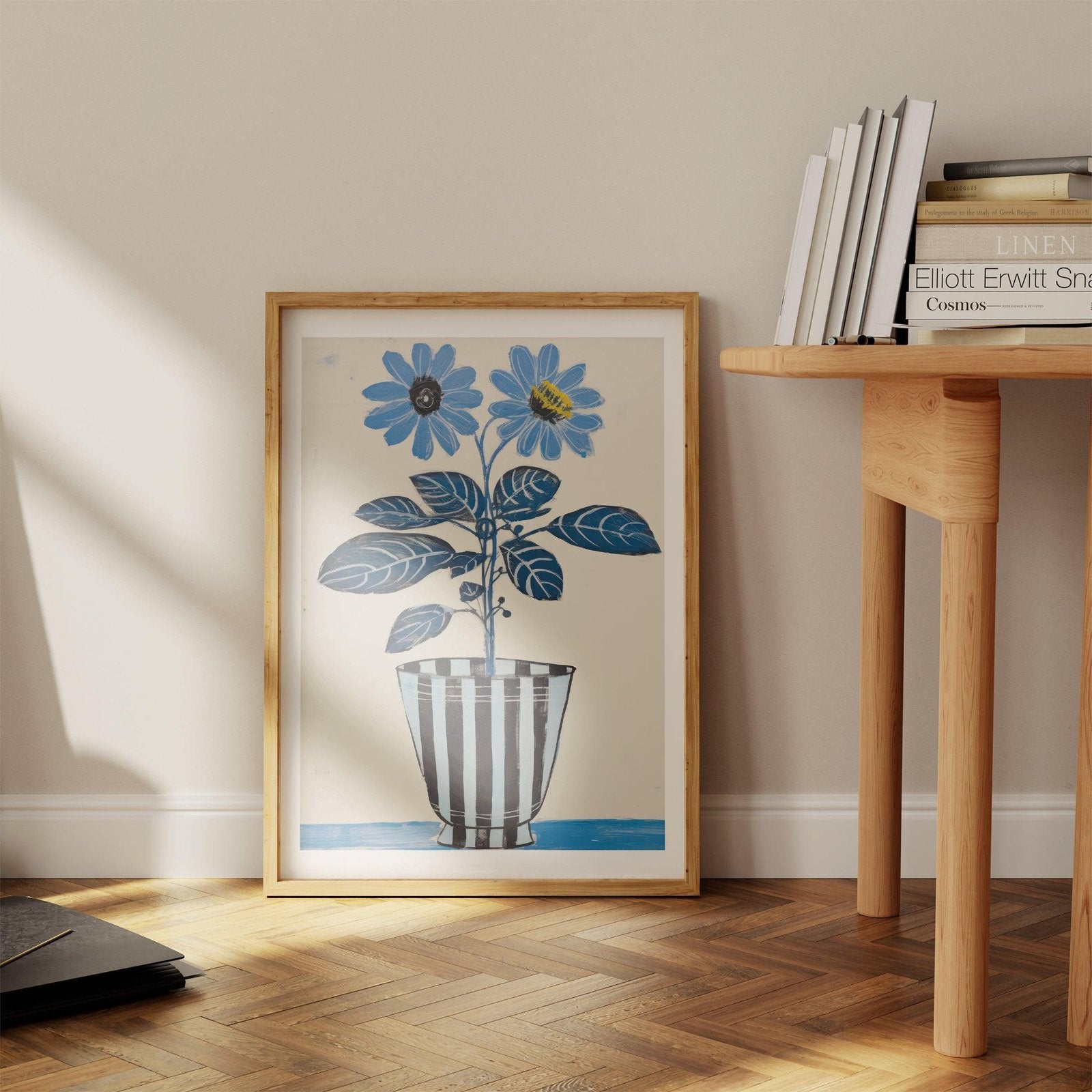 Vase of Flowers Art Print-Skudaboo