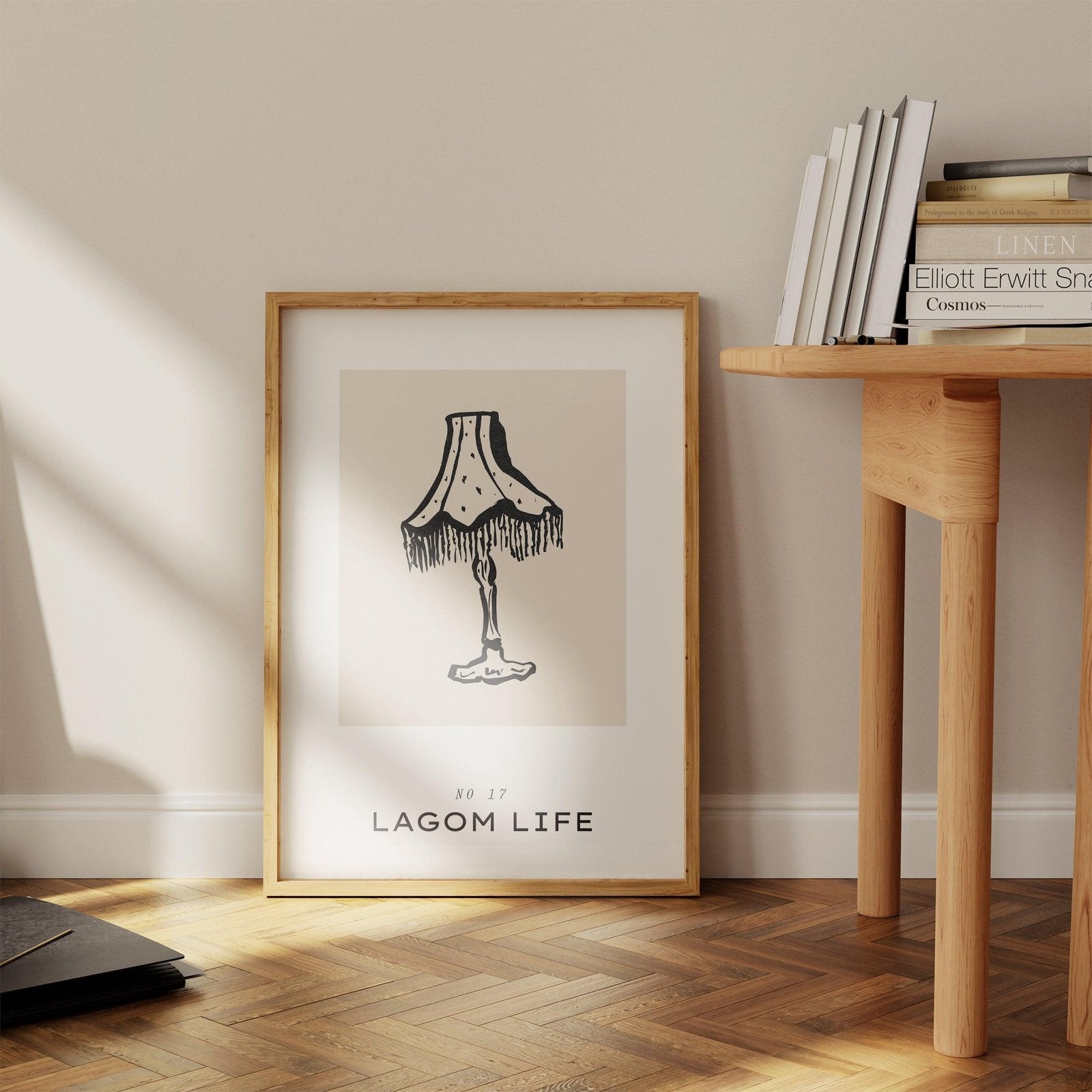 Vintage Lamp Art Print-Skudaboo