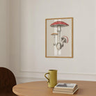 Vintage Mushroom Art Print-Skudaboo