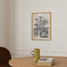 Vintage Palm Tree Illustration Art Print-Skudaboo
