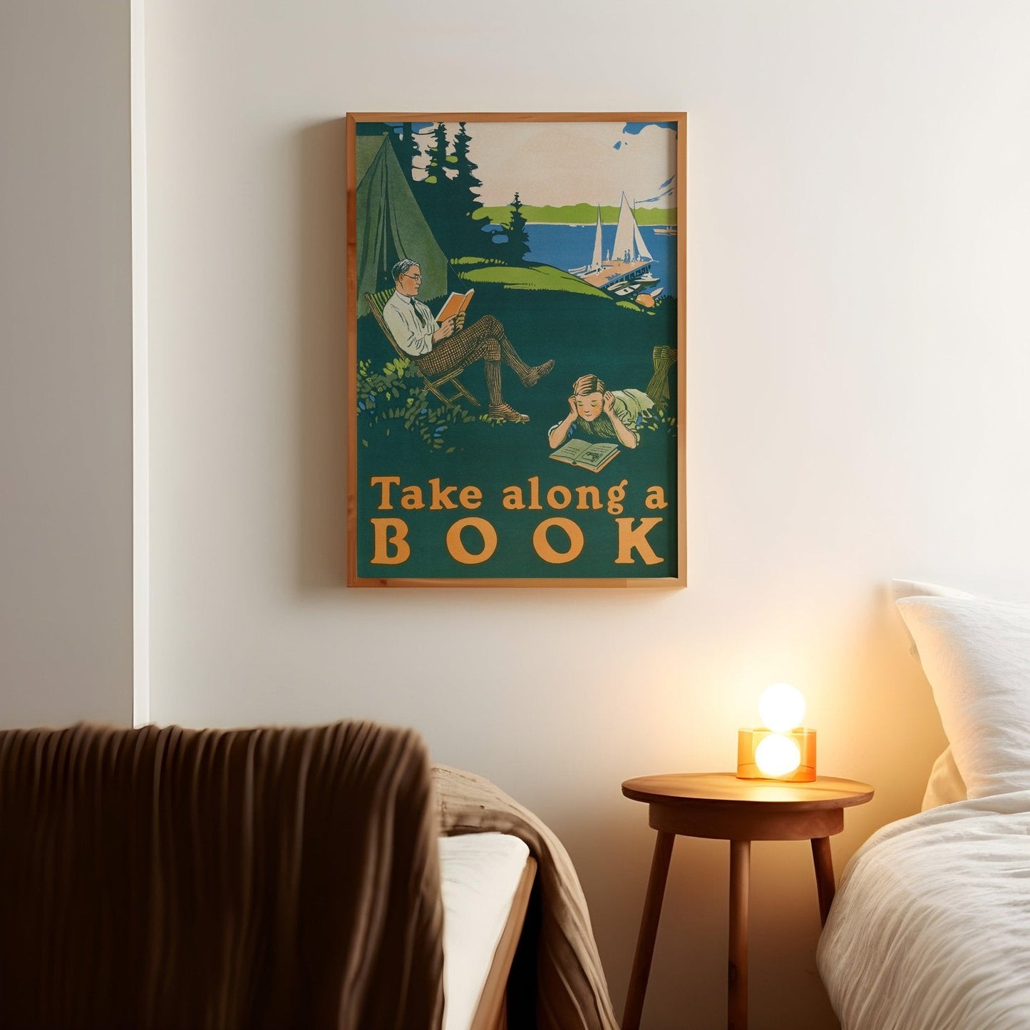 Vintage Take Along a Book Print-Skudaboo