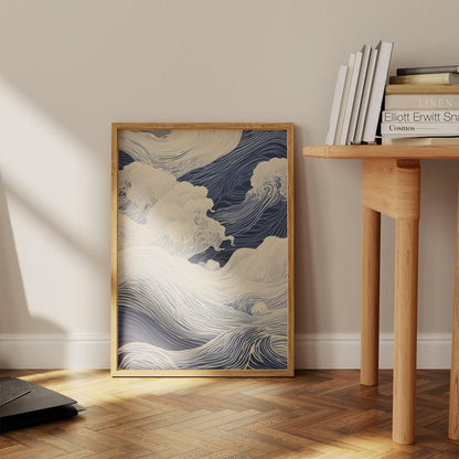 Waves Art Print-Skudaboo