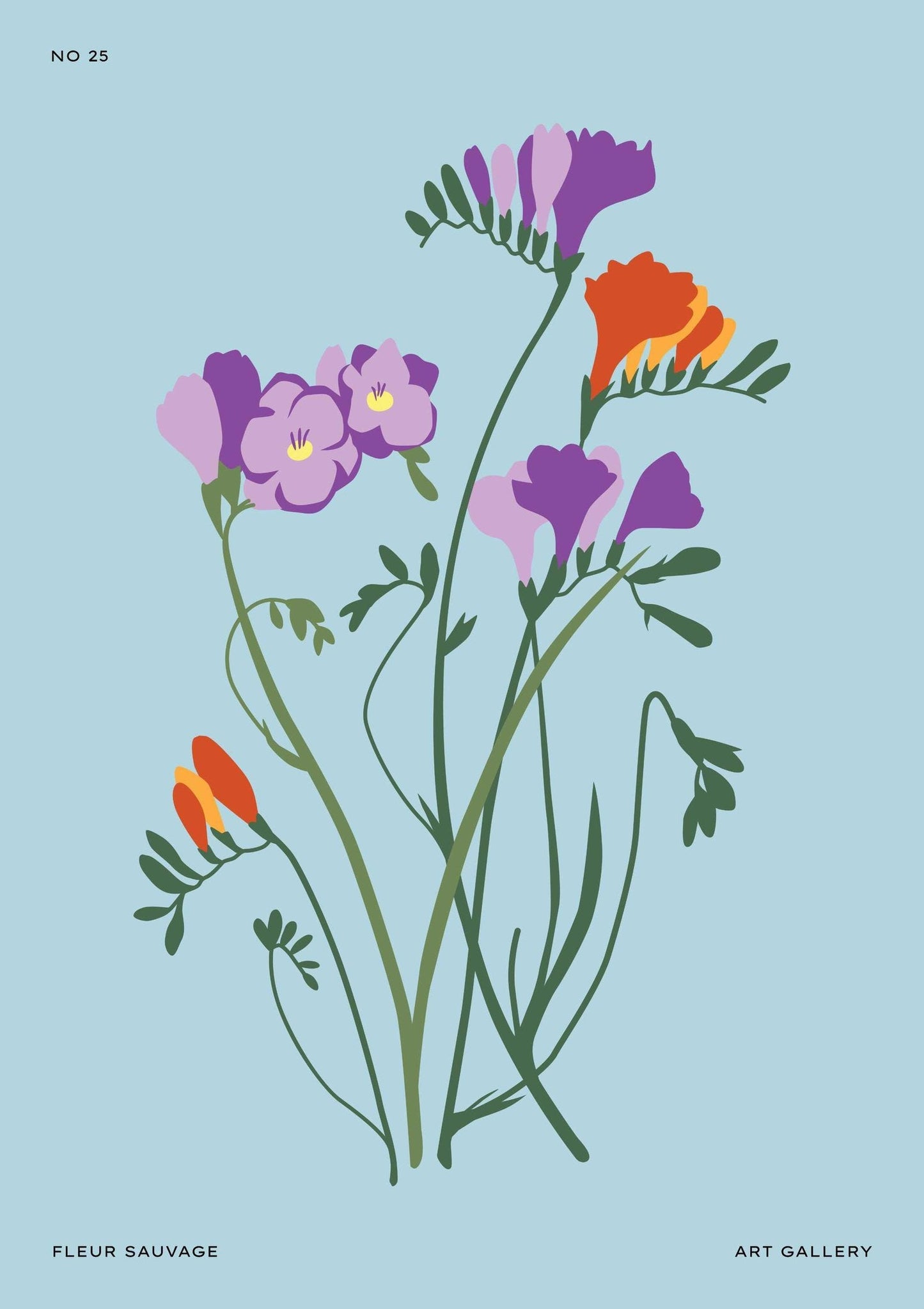 Wildflower Art Print-Skudaboo