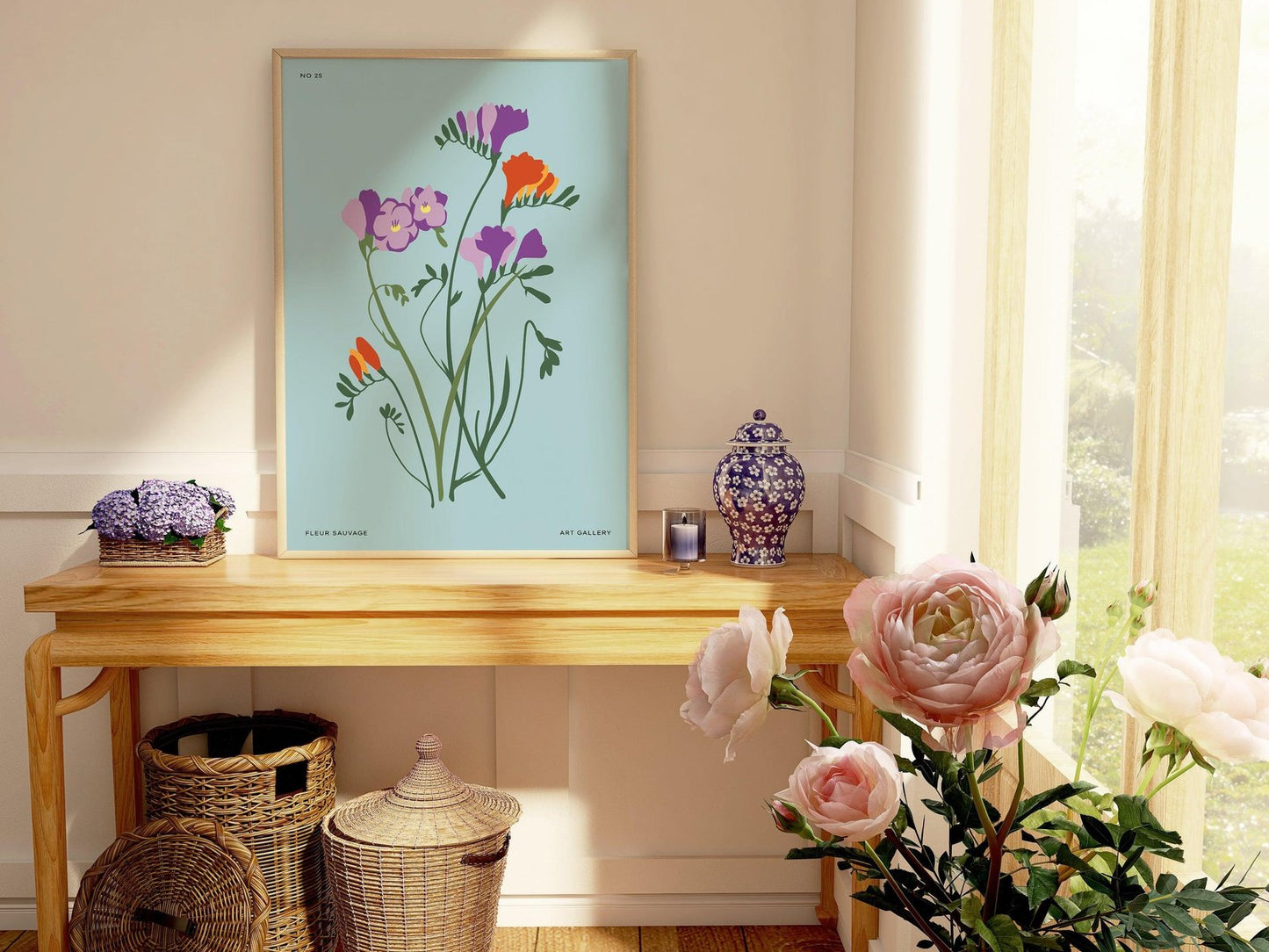 Wildflower Art Print-Skudaboo