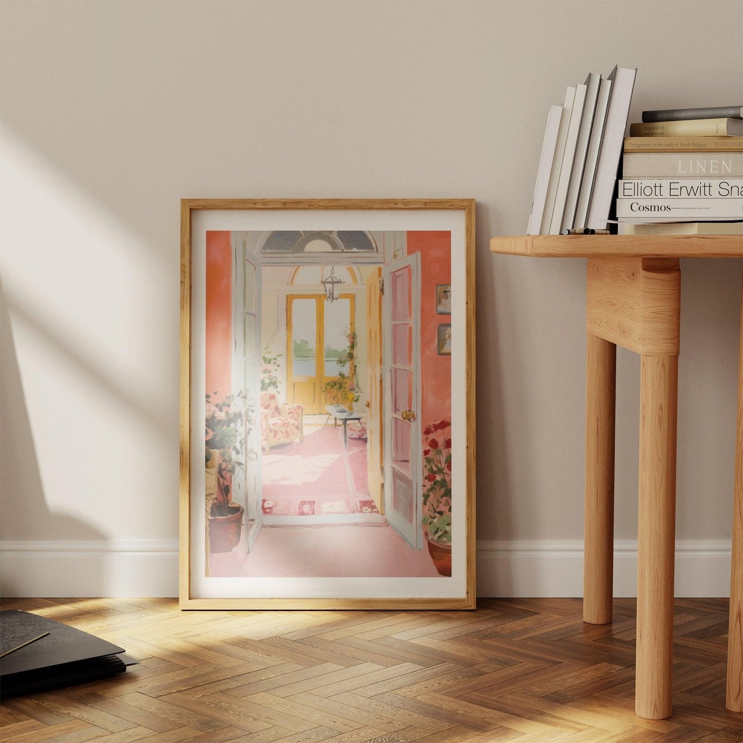 Yellow Doors Art Print-Skudaboo