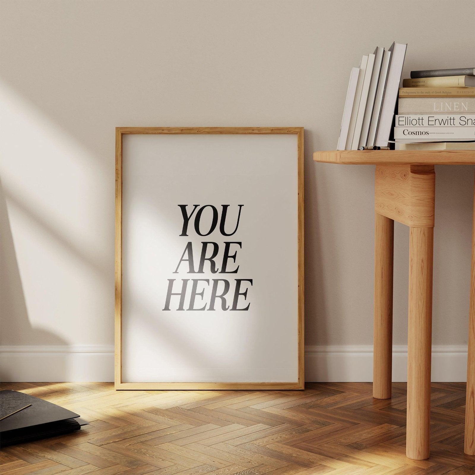 You Are Here Art Print-Skudaboo